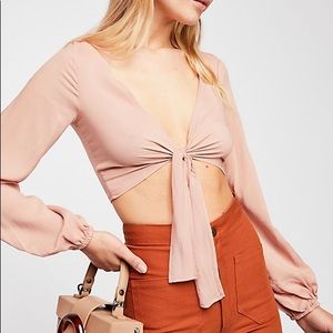 NWT Free People Can't Tie Me Down Crop